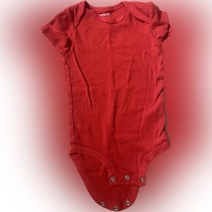 Carter’s 9 Months Red Basic Short Sleeve Onesie